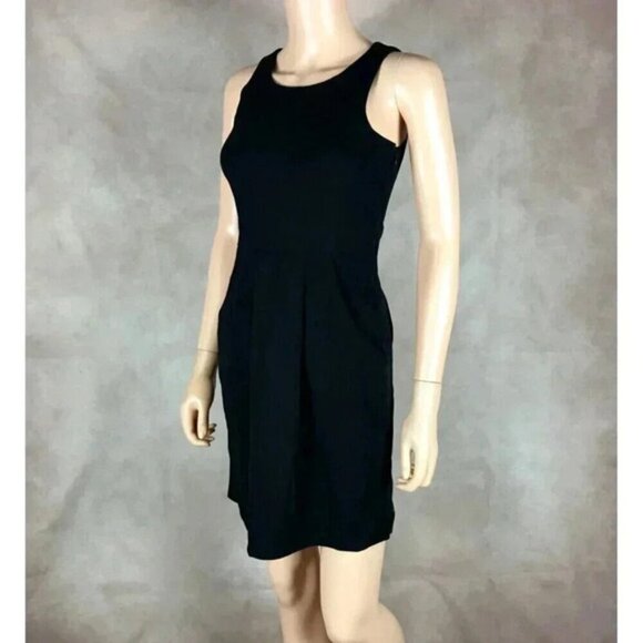 THEORY Black Sleeveless Dress with Pockets Size 0 - Picture 7 of 11